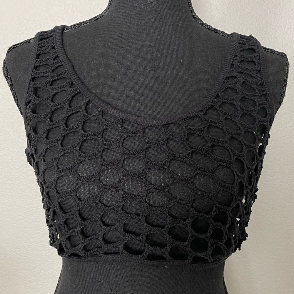 NWT Zara Mesh Crop Top